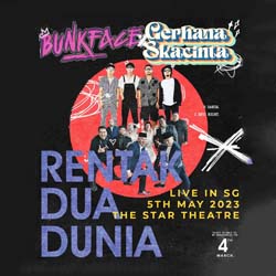 Bunkface x Gerhana Skacinta Singapore Concert 2023