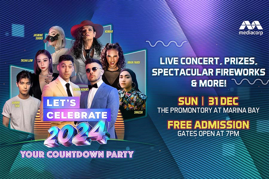 List of New Year’s Eve (NYE) countdown parties in Singapore 2023 / 2024 - Let's Celebrate 2024 (Marina Bay Singapore Countdown)