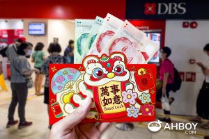 Change CNY new notes in Singapore for Ang Bao (Hong Bao) - 新加坡农历新年银行兑换新钞票